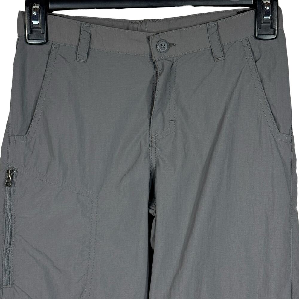 Columbia Youth Boys Small (8) Convertible Pants Omni-Shield Pocket Zip-Fly Gray - Picture 3 of 13